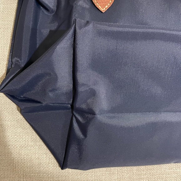 Longchamp Le pliage small tote bag in marine navy blue - Picture 5 of 12